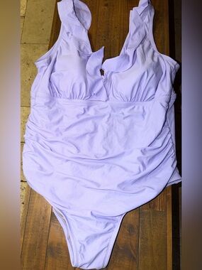 Target Women's Lavender One-Piece Swimsuit